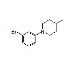 1-(3-Bromo-5-methylphenyl)-4-methylpiperidine