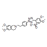 2-[4-[5-(4,5-Dimethoxy-2-nitrophenyl)-2H-tetrazol-2-yl]phenethyl]-6,7-dimethoxy-1,2,3,4-tetrahydroisoquinoline