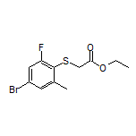 Ethyl 2-[(4-Bromo-2-fluoro-6-methylphenyl)thio]acetate