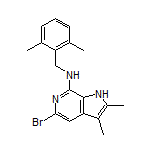 5-Bromo-N-(2,6-dimethylbenzyl)-2,3-dimethyl-1H-pyrrolo[2,3-c]pyridin-7-amine