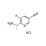 (S)-6-(1-Aminoethyl)-5-fluoronicotinonitrile Hydrochloride
