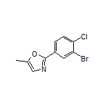 2-(3-Bromo-4-chlorophenyl)-5-methyloxazole