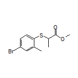 Methyl 2-[(4-Bromo-2-methylphenyl)thio]propanoate
