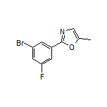 2-(3-Bromo-5-fluorophenyl)-5-methyloxazole