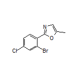 2-(2-Bromo-4-chlorophenyl)-5-methyloxazole