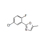 2-(5-Chloro-2-fluorophenyl)-5-methyloxazole