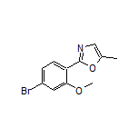 2-(4-Bromo-2-methoxyphenyl)-5-methyloxazole