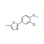 2-(3-Chloro-4-methoxyphenyl)-5-methyloxazole
