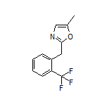 5-Methyl-2-[2-(trifluoromethyl)benzyl]oxazole