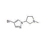 4-Bromo-1-(1-methyl-3-pyrrolidinyl)-1H-pyrazole