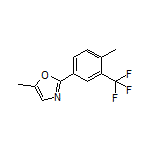 5-Methyl-2-[4-methyl-3-(trifluoromethyl)phenyl]oxazole