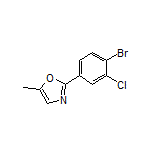 2-(4-Bromo-3-chlorophenyl)-5-methyloxazole