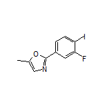 2-(3-Fluoro-4-iodophenyl)-5-methyloxazole