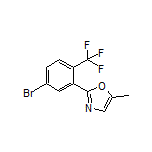 2-[5-Bromo-2-(trifluoromethyl)phenyl]-5-methyloxazole