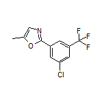 2-[3-Chloro-5-(trifluoromethyl)phenyl]-5-methyloxazole