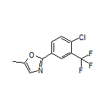 2-[4-Chloro-3-(trifluoromethyl)phenyl]-5-methyloxazole