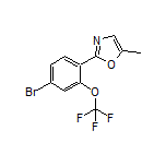 2-[4-Bromo-2-(trifluoromethoxy)phenyl]-5-methyloxazole