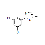 2-(3-Bromo-5-chlorophenyl)-5-methyloxazole