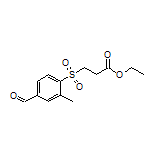 Ethyl 3-[(4-Formyl-2-methylphenyl)sulfonyl]propanoate
