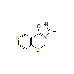 5-(4-Methoxypyridin-3-yl)-3-methyl-1,2,4-oxadiazole