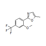 2-[2-Methoxy-4-(trifluoromethyl)phenyl]-5-methyloxazole