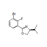 (S)-2-(3-Bromo-2-fluorophenyl)-4-isopropyl-4,5-dihydrooxazole