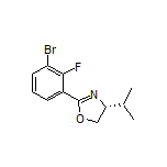 (R)-2-(3-Bromo-2-fluorophenyl)-4-isopropyl-4,5-dihydrooxazole