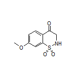 7-Methoxy-2,3-dihydro-4H-benzo[e][1,2]thiazin-4-one 1,1-Dioxide