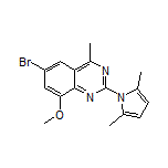 6-Bromo-2-(2,5-dimethyl-1H-pyrrol-1-yl)-8-methoxy-4-methylquinazoline