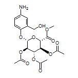 (2S,3R,4S,5S,6S)-2-(4-Amino-2-(hydroxymethyl)phenoxy)-6-(methoxycarbonyl)tetrahydro-2H-pyran-3,4,5-triyl Triacetate