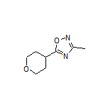 3-Methyl-5-(tetrahydro-2H-pyran-4-yl)-1,2,4-oxadiazole