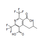 4-Isobutyl-2,6-bis(trifluoromethyl)pyridine-3,5-dicarboxylic Acid