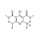 Dimethyl 4-Chloro-2-(difluoromethyl)-6-(trifluoromethyl)pyridine-3,5-dicarboxylate