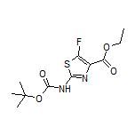 Ethyl 2-(Boc-amino)-5-fluorothiazole-4-carboxylate