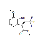 Methyl 7-Methoxy-2-(trifluoromethyl)-1H-indole-3-carboxylate