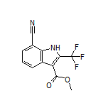 Methyl 7-Cyano-2-(trifluoromethyl)-1H-indole-3-carboxylate