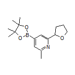2-Methyl-6-(tetrahydrofuran-2-yl)pyridine-4-boronic Acid Pinacol Ester