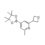 2-Methyl-6-(oxetan-3-yl)pyridine-4-boronic Acid Pinacol Ester