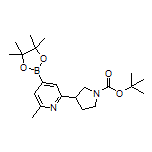 2-(1-Boc-pyrrolidin-3-yl)-6-methylpyridine-4-boronic Acid Pinacol Ester