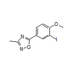 5-(3-Iodo-4-methoxyphenyl)-3-methyl-1,2,4-oxadiazole