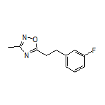 5-(3-Fluorophenethyl)-3-methyl-1,2,4-oxadiazole