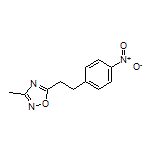3-Methyl-5-(4-nitrophenethyl)-1,2,4-oxadiazole