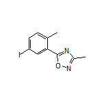 5-(5-Iodo-2-methylphenyl)-3-methyl-1,2,4-oxadiazole