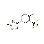 3-Methyl-5-[4-methyl-3-(trifluoromethyl)phenyl]-1,2,4-oxadiazole