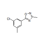 5-(3-Chloro-5-methylphenyl)-3-methyl-1,2,4-oxadiazole