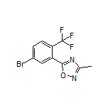 5-[5-Bromo-2-(trifluoromethyl)phenyl]-3-methyl-1,2,4-oxadiazole