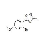 5-(2-Bromo-4-methoxyphenyl)-3-methyl-1,2,4-oxadiazole