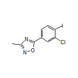 5-(3-Chloro-4-iodophenyl)-3-methyl-1,2,4-oxadiazole