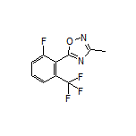 5-[2-Fluoro-6-(trifluoromethyl)phenyl]-3-methyl-1,2,4-oxadiazole