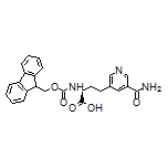 (S)-2-(Fmoc-amino)-4-(5-carbamoyl-3-pyridyl)butanoic Acid